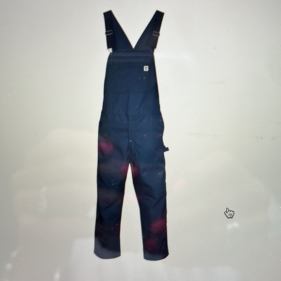 Mens FR industrial Bib overall - Picture 2 of 2